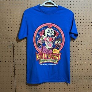 Killer Klowns from Outer space blue T-shirt size small